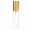 10 ml Botella de spray de vidrio vacía Pequeños envases cosméticos vacíos Atomizador de perfume recargable de viaje portátil EEA1998 100PCS