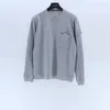 Bluzy Jumper FW Konng Gonng Wiosna I Jesień Sweter Mężczyźni Moda Marka Podstawowa Płaszcz Mężczyzna Odzież Basic Style Pocket