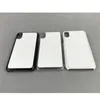Fall tomt med aluminiuminsatser PC hårt telefonfodral för iPhone 11 Pro Max SE 7 8 Plus X XR XS Max 2D SubliMation