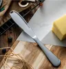 Butter Cheese Knife Stainless Steel Utensil Cutlery Cheese Dessert Jam Spreader Breakfast Tool Kitchen Tableware Color Silver Knives LSK1358