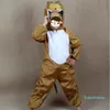 Moda-Children Animal Costume Dla Dzieci Królik Świnia Tygrys Fox Wolf Żaba Konia Małpa Anime Theme Cosplay Jumpsuits Hallowmas Costume Boy