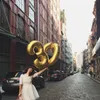 weigao goudzwart 30e verjaardag ballonnen latex ballon volwassen dertig 30 confetti ballons gelukkig 30 aantal ballen globos supplies327c6164198
