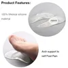 Medical Silicone Massage Flat Foot Orthopedic Arch Support Gel Pads Women Non-slip Shoe Insoles Treat Valgus Feet X O Type Legs