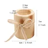 Wooden Candlestick 3 Sizes Candle Holder Creative Table Decoration Mini Plant Flowerpot Home Decoration Not Include Candle