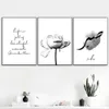 Bismillah Alhamdulillah Poster Black And White Poster Peony Canvas Painting Islam Wall Art Pictures For Bedroom Home Decoration7542243