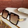 Lendas vintage 667 óculos de sol quadrados cristal cinza lente gradiente sonnenbrille gafas de sol de moda masculina óculos de sol com box2036