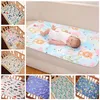 Baby Changing Pad Cartoon Printed Waterproof Baby Changing Pad Cotton Nappy Urine Pads Table Diapers Infant Mattress Game Play Cover BT5757