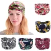 Designer bandeau ethnique floral bande de cheveux imprimé largeur bandeaux rétro sport yoga bandanas accessoires de cheveux 45 modèles en option