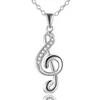 Chains OTOKY 2021 Fashion Jewelry Chic Treble G Clef Music Note Charm Pendant Necklace Gift Musical For Women Accessories Femme16343133