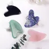 100% Naturel Guasha Massage Outil Cristal Rose Quartz Gua Sha SPA Acupuncture Guérison Original Jade Pierre Chinoise Traditionnelle Soins de Santé