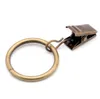 Gancio per tenda montato a parete Bagno Soggiorno Finestra Anello per tenda con clip Accessori per tende Gancio Clip in metallo SN1729