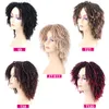Dreadlock tığ işi saç perukları yumuşak kısa kabarık kıvırcık sentetik peruklar siyah kadınlar için sentetik tığ işi ruh locs örgü peruklar2284592