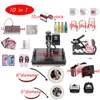 10 In 1 Combo Multifunctional Double Diaplay Sublimation Machine, Heat Transfer Printer for Cups / Caps / Bottle