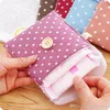 Lovely and Charming Female Period Fresh Cotton and Linen Sanitary Paper Towel Cloth Cute Sanitary Cotton Bag Aunt Towel Storage Bag