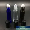 10 Ml 1/3Oz Ambre Roll on Bottles Rechargeable Brown Glass Empty Parfum Roll on Oil Bottles