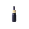 Matte Black Smoke oil e liquid Bottles Glass Essential Oil Perfume Bottle Liquid Reagent Pipette Dropper Bottles with Wood