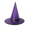 Sombrero de bruja de Halloween Colgante Sombrero de bruja brillante iluminado para árbol de jardín Disfraces de Halloween Accesorios de mascarada Decoración de fiesta AHB11064041922