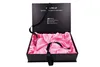 New Design Hair Extension Gift Cardboard Book Shaped Magnetic Box Packaging With Satin Silk Insert