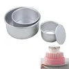 3 Tiered Round Cake Form Set Aluminium Alloy Cake Pan Set Non Stick Bakning Pannor 4/6/8 tums kakor mögel Avtagbar botten