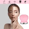 페이셜 클렌징 브러쉬 2 1 전기의 페이스 케어 가져 오기 장치 방수 실리콘 진동 얼굴 마사지 클리너 깊은 모공 청소