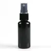10203050100ml空の黒いプラスチックスプレーポンプボトルサンプル液体補充可能な細かいミストアトマイザーコスメティック4734745