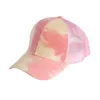 New Arrival Colorful Printing Design Fashion Women Ball Caps Net Style Back With Hole For Pony Tail Breathable Hat