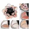 Miss Rose Makeup Set Eye Shadow Blusher Face Work Highlighter Broking Powder Set Multifunction Makeup Kit