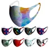 20pcs face mask fashion masks adult camo ice silk print pattern washable facemask Japanese cool feeling cartoon net red