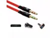 AUX ses kabloları 3.5mm stereo mini jack 1 kadın için 2 erkek Y splitter kulaklık kablo kulaklık 2 in 1 mikrofon