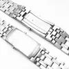 luxury watch Bands Stainless steel Bracelet mens Watch Accessories in 20mm 22mm Silver OM Sea wristwatch strap