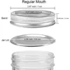 Mason Jar Canning Deksels Tinplate Split-Type Mason Bottle Cup Lid Split Cover Piece Wide Mouth Can Deksels exclusief Mason-fles