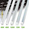 En stock tubes 8ft conduit 45W 4800 Lumens Simple Pin LED Tubes T8 FA8 Tube fluorescent à LED Lampe AC 85-265V CE UL FCC