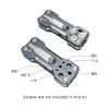 Freeshipping Folding Screwdriver Kit Wrench Set Portable Hand Tool Set 4 Allen Wrenches 2.5, 3, 4, 3/16, 1 flat screwdriver 2495
