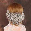 Klipy do włosów topqueen hp240 złota biżuteria ślubna luksusowe kryształowe ozdoby kryształa korona kobieta tiara konkurs