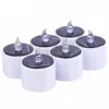 1 pcs/set Plastic Solar Energy Candle Yellow Solar Power LED Candles/Flameless Electronic Tea Lights Lamp for Outdoor