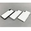 Fall tomt med aluminiuminsatser PC hårt telefonfodral för iPhone 11 Pro Max SE 7 8 Plus X XR XS Max 2D SubliMation
