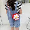 Lichte kleur bloem stijl meisjes messenger bloem vorm kinderen rugzak mini tas munt tas mode handtas voor baby meisje m072a