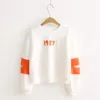 Children Hoodies Sweatshirts Girls Sport Fashion Cool comfortbale White Orange