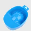 Portable Manicure plastic Nail Polish Remover Bowl Nail Art Soak Bowl Off H7454991