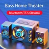 2020 LED Computer Computação Alto-falantes Aux USB Wired Wireless Bluetooth Sistema de Áudio Home Theater Surround SoundBar para PC TV