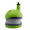 smoking pipe hot Silicone with bright bowl 4colors glass pot can be customized environmental protection