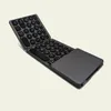 Claviers Jelly Comb Bluetooth 3.0 Clavier pliant Capuchon de clé rond Trois fois Portable sans fil avec Touchpad1