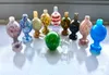 Color Bubble Bubble Carb Cap Ball Glass Caps Luminous Quartz Banger Paznokcie do Krawęta Krawęta Cyklon Spinning Carb Caps Szkło Bongs Rury Dab Rigs