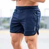 Ny designer män fitness bodybuilding shorts man sommar gym strand kort man andlig snabba torra sportkläder kort byxor