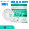 KN95 Masque POWECOM CE FFP2 Eu Whitelist Factory Supply Bandeau Réutilisable 6 Couches De Protection Anti-buée Anti-Poussière Haute qualité Designer Masque