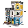 MOC été café blocs de construction ZHEGAO QL0934 1278 pièces créateur Stree View série briques jouets enfants cadeaux d'anniversaire