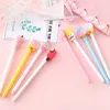 50PCS Creative Cute Food Gel Pens Cartoon Personality Student Stationery Fun Sign Pen 05mm Black kawaii school supplies Y2007093533112