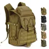 New-Molle Ryggsäckar 40L Assault Nylon resväska Utomhusresor Vandring Ryggsäck Nylon Väskor