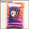 40pcs 55cm 마법의 머리카락 curlers 긴 나선형 롤러 세트 쉬운 빠른 DIY 도구 없음 열 ringlets