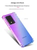 Shockproof Air TPU Case for Samsung A40 21S A50 30S 50S A60 M40 A70 A70S A2 Gradient Color Back Cover Soft Transparent Phone Cases